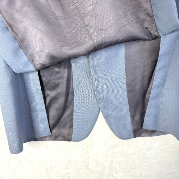 VTG Yves Saint Laurent France Horowitz Wool Blend 2 Button Suit Jacket Mens 39 - Picture 8 of 13